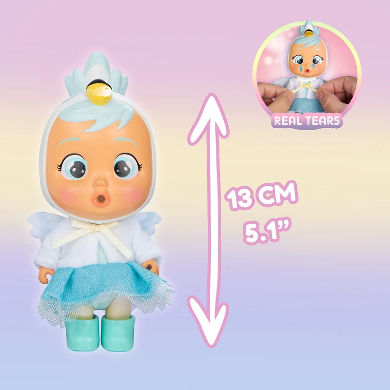 CRY BABIES MAGIC TEARS Storyland Dress Me Up, Mini Bambola Sorpresa che Piange Lacrime Vere con Vestiti Intercambiabili - Regalo Ottimo per Bambini +3 Anni