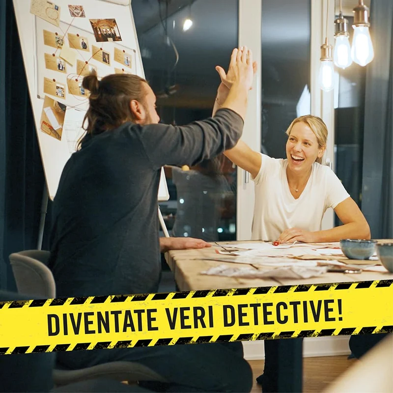 Hidden Games Luogo del Reato - Delitto sotto la neve - Italiana - gioco realistico della scena del crimine, gioco emozionante del detective, gioco della stanza di fuga