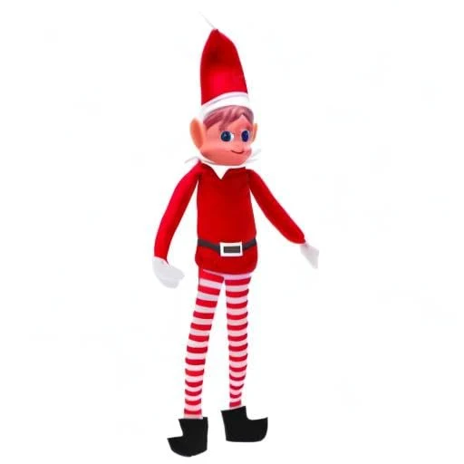 Toyland® Elves Behavin Badly 12 pollici ragazza elfo peluche con gambe lunghe, corpo morbido e testa in vinile - novità natalizie