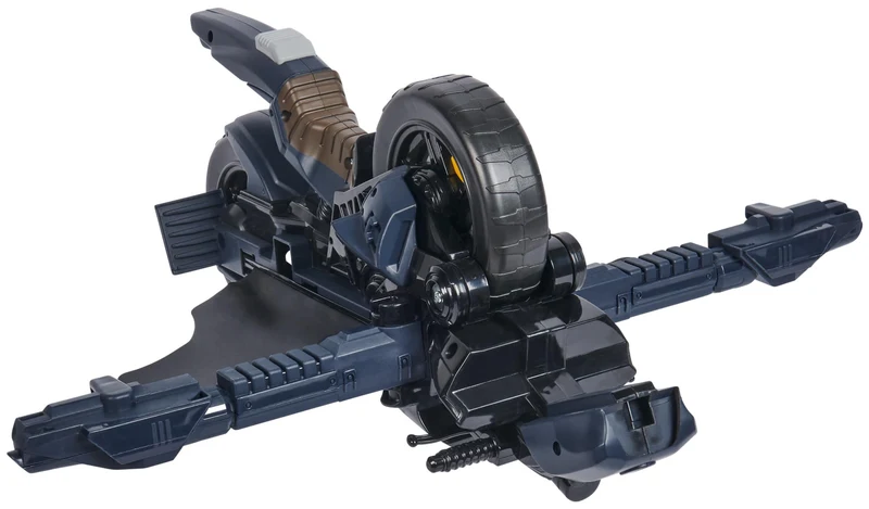 DC Comics, Veicolo Batman Adventures 2 in 1, Batcycle Trasformabile, Macchina Batman Compatibile con Tutte Le Action Figure Batman, Batmobile Trasformabile, Giochi per Bambini e Bambine, 4+ Anni