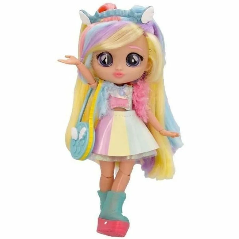 BFF BY CRY BABIES Jenna - Collezionabile Bambola Fashion con lunghi Capelli, vestiti in tessuto e 9 accessori-Giocattolo Ottimo per Bambine e Bambini +5 Anni