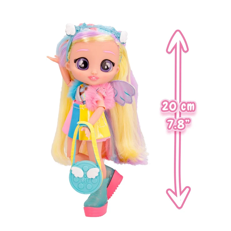 BFF BY CRY BABIES Jenna - Collezionabile Bambola Fashion con lunghi Capelli, vestiti in tessuto e 9 accessori-Giocattolo Ottimo per Bambine e Bambini +5 Anni