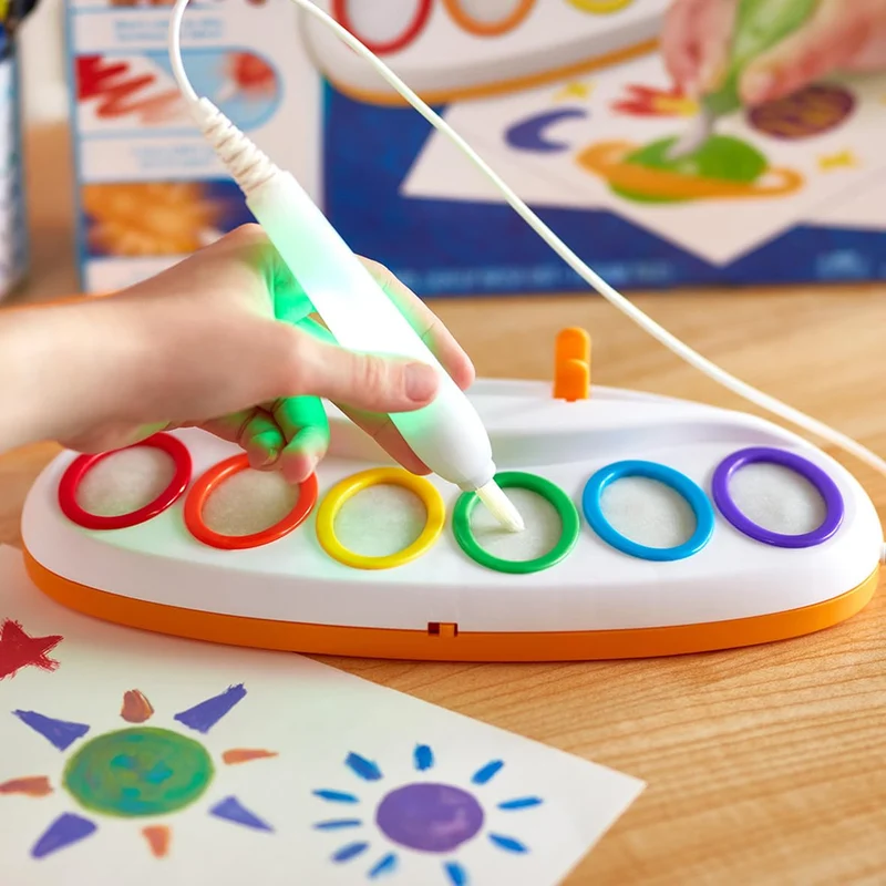 CRAYOLA Color Wonder MagiPennello Luminoso, Magic Light Brush, Set Pittura Senza Macchia, attività Creativa e Regalo per Bambini dai 3 Anni, 25-6000, Versione Italiana