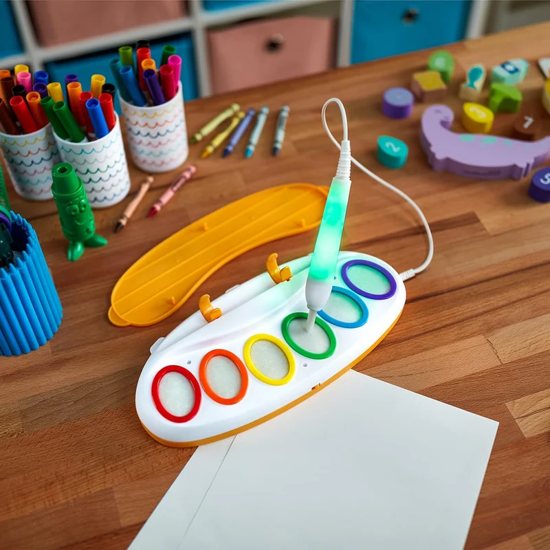 CRAYOLA Color Wonder MagiPennello Luminoso, Magic Light Brush, Set Pittura Senza Macchia, attività Creativa e Regalo per Bambini dai 3 Anni, 25-6000, Versione Italiana