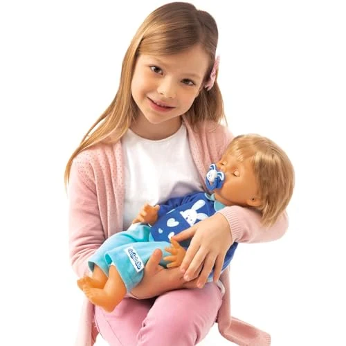 Cicciobello Bua, Bambola Interattiva con Accessori, Giochi Bambini 2 anni, Cicciobello con Accessori per la Cura Come Termometro e Stetoscopio, Usa il Ciuccio per Farlo Smettere di Piangere!