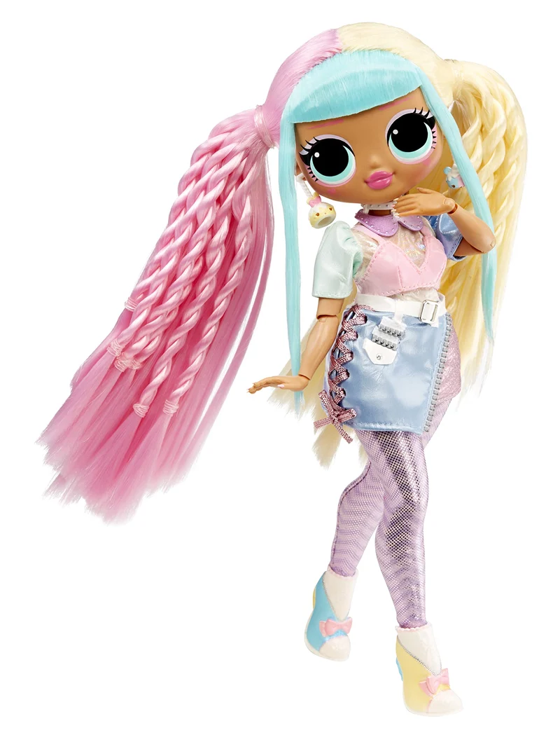 L.O.L. Surprise! OMG House of Surprises Bambola alla Moda Serie 2, CANDYLICIOUS, Include accessori e supporto per la bambola, Da collezione, Età: 4+ anni, 586111