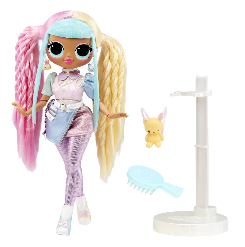 L.O.L. Surprise! OMG House of Surprises Bambola alla Moda Serie 2, CANDYLICIOUS, Include accessori e supporto per la bambola, Da collezione, Età: 4+ anni, 586111