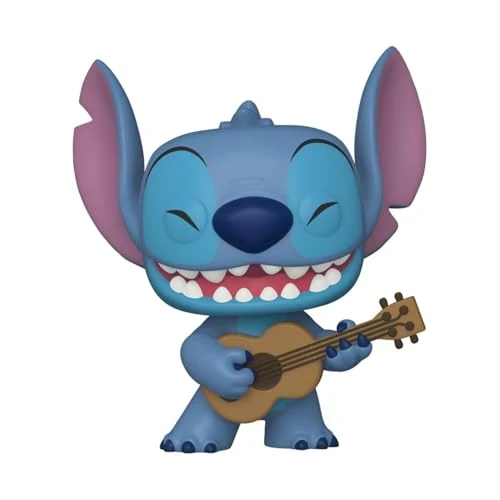 Funko Pop! Disney: Stitch With Ukulele - Disney: Lilo & Stitch - Figura in Vinile da Collezione - Idea Regalo - Merchandising Ufficiale - Giocattoli per Bambini e Adulti - Movies Fans