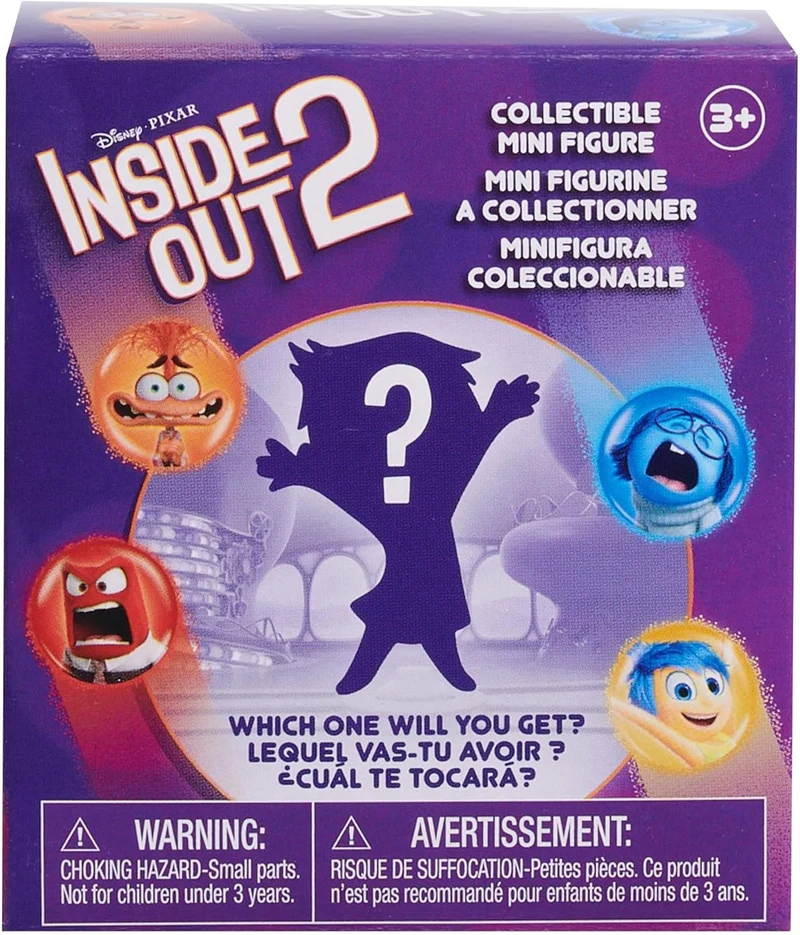 Disney Doorables Inside Out 2 Collection Peek, 9 personaggi collezionabili esclusivi da 3,8 cm, giocattoli per bambini dai 5 anni in su di Just Play
