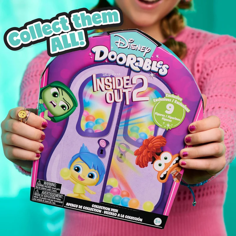 Disney Doorables Inside Out 2 Collection Peek, 9 personaggi collezionabili esclusivi da 3,8 cm, giocattoli per bambini dai 5 anni in su di Just Play