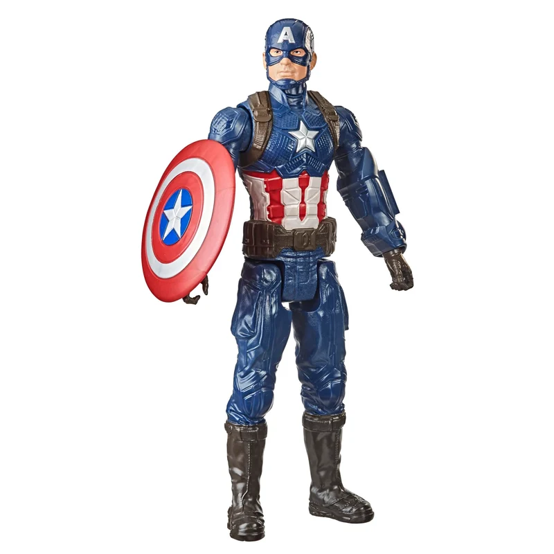 Avengers - Captain America (Action figure Titan Hero da 30 cm, per bambini dai 4 anni in su)