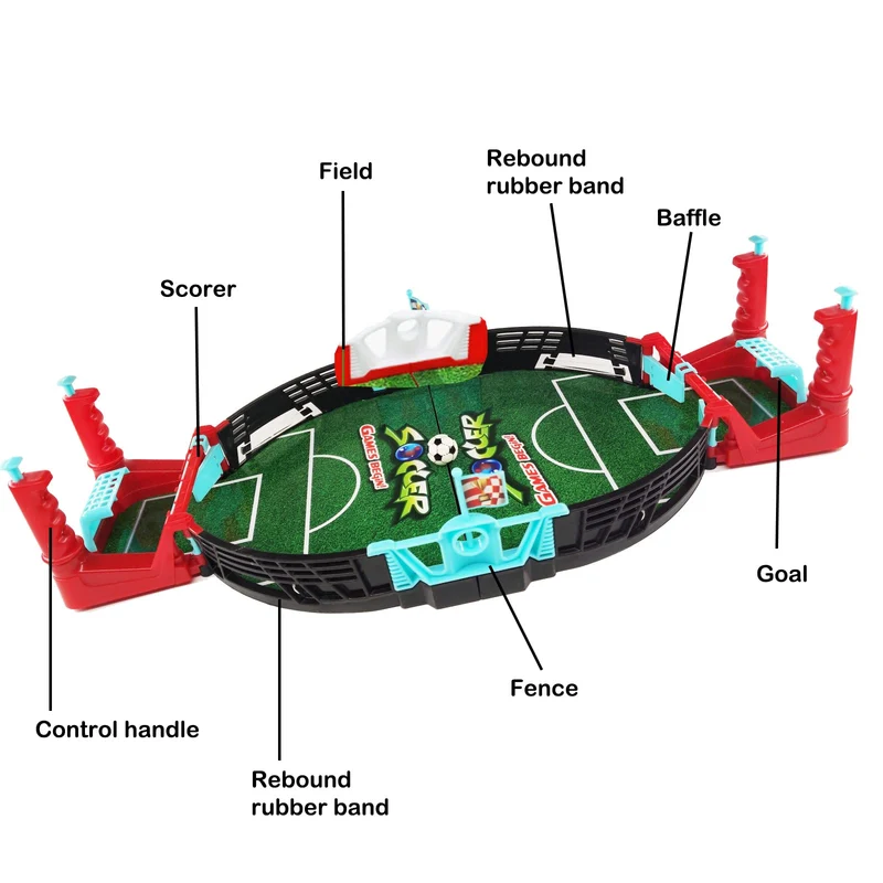 EACHHAHA Calcio Balilla Bambini - Calcetto Balilla Mini Biliardino Bambini Giocattolo da Tavolo da Calcio per Due - Giochi da Calcio Balilla, Regalo per Bambini dai 4 Anni in su