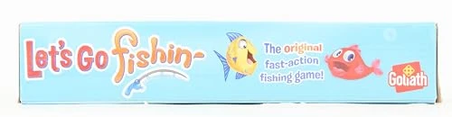 Goliath Let's Go Fishin', Gioco Orginale della Pesca, dai 3 Anni, Gioco d'Azione con Pesci e Canna da Pesca, Giochi per Bambini da Regalare