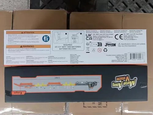 JOYIN Camion Trasportatore Macchinine Giocattolo per Bambini, 12 Veicoli Giocattolo in Metallo Pressofuso, Giocattolo da Corsa su Strada Pieghevole con luci e Suoni, Regalo per 3 Anni in su