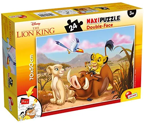 Liscianigiochi Disney Puzzle Supermaxi 24, Lion King, 74105