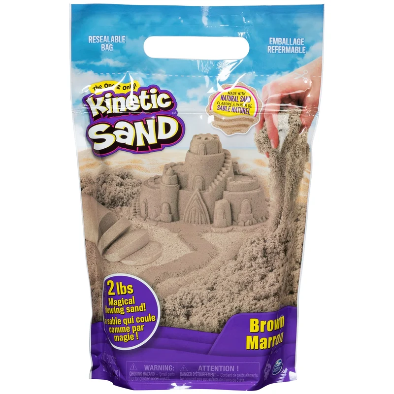 Kinetic Sand Kinetic Sand-907 g Braun Spiaggia, Colore Marrone, Medio, 20116297
