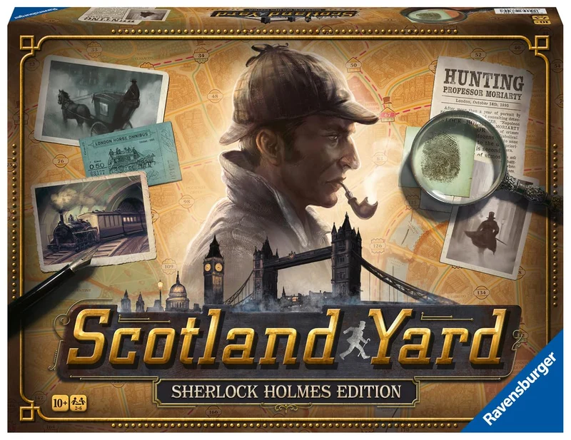 Ravensburger - Scotland Yard Sherlock Holmes, Gioco da Tavolo per Tutta la Famiglia, 2-6 Giocatori, Idea Regalo per Bambini 10+ Anni, Edizione in Italiano