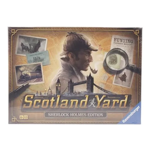 Ravensburger - Scotland Yard Sherlock Holmes, Gioco da Tavolo per Tutta la Famiglia, 2-6 Giocatori, Idea Regalo per Bambini 10+ Anni, Edizione in Italiano