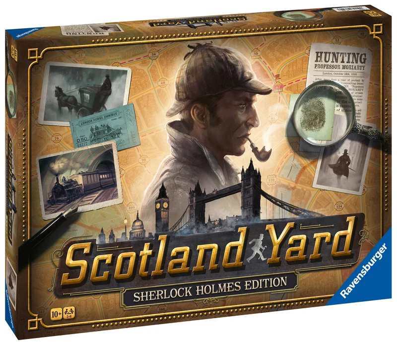 Ravensburger - Scotland Yard Sherlock Holmes, Gioco da Tavolo per Tutta la Famiglia, 2-6 Giocatori, Idea Regalo per Bambini 10+ Anni, Edizione in Italiano