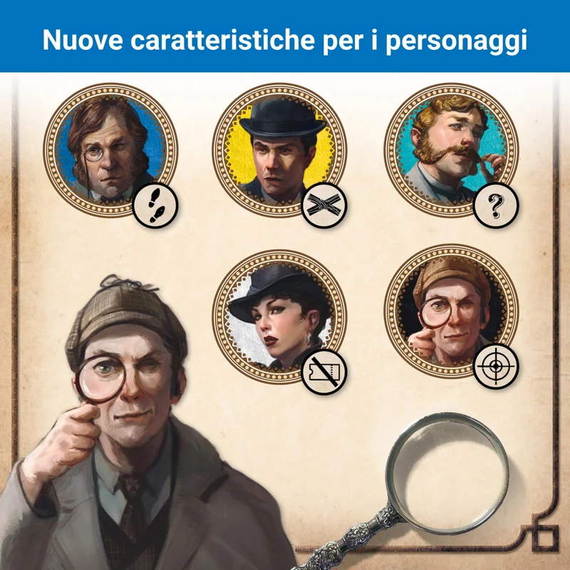 Ravensburger - Scotland Yard Sherlock Holmes, Gioco da Tavolo per Tutta la Famiglia, 2-6 Giocatori, Idea Regalo per Bambini 10+ Anni, Edizione in Italiano