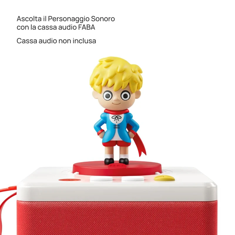 FABA Personaggio Sonoro Le Avventure del Piccolo Principe - Storie Sonore - Giocattolo, Contenuti Educativi, Versione Italiana, Bambini 4+ anni