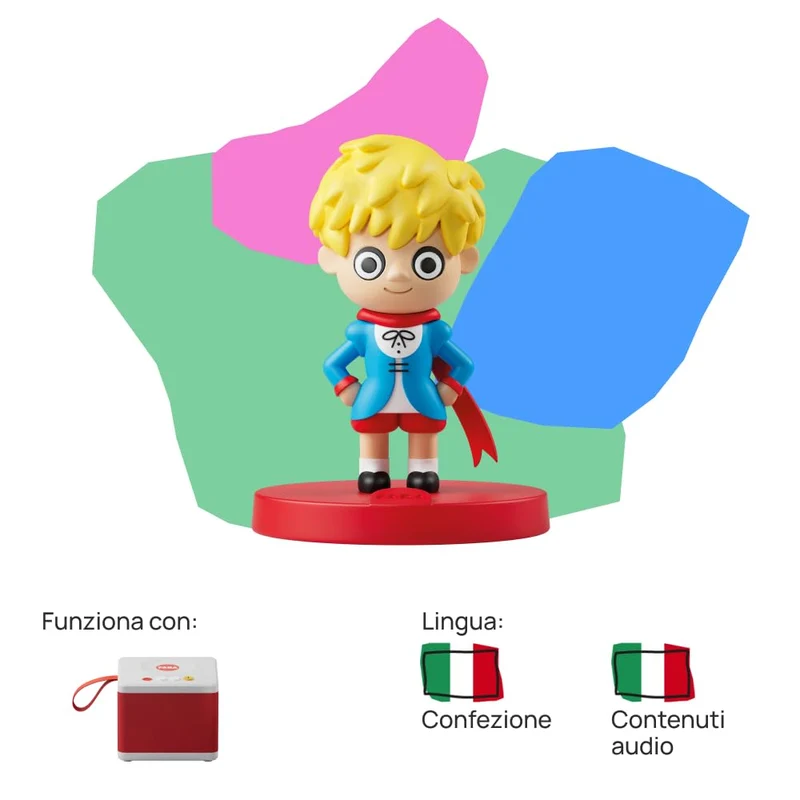 FABA Personaggio Sonoro Le Avventure del Piccolo Principe - Storie Sonore - Giocattolo, Contenuti Educativi, Versione Italiana, Bambini 4+ anni