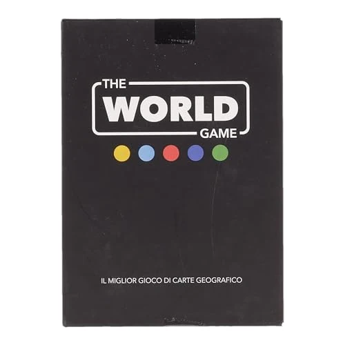 The World Game - Gioco di Carte Geografia - Gioco da Tavolo Educativo per Bambini, Famiglie e Adulti - Un Gioco di Società per Ragazzi e Ragazze sul Mundo - In Italiano