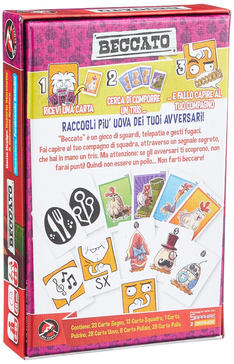 Red Glove - Beccato, Gioco di Carte, RG2068