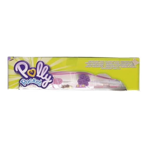 Polly Pocket, Cofanetto Borsetta dei Segreti Arcobaleno, Giocattolo per Bambini 4+Anni, GKJ65