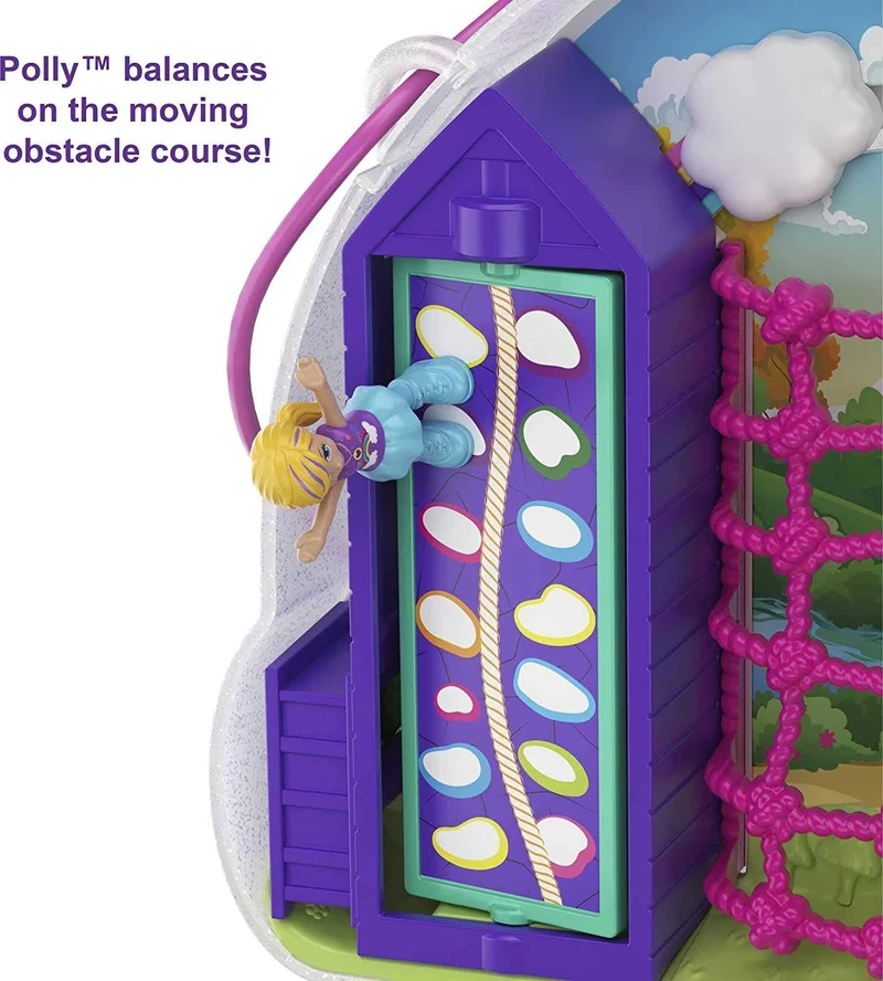 Polly Pocket, Cofanetto Borsetta dei Segreti Arcobaleno, Giocattolo per Bambini 4+Anni, GKJ65
