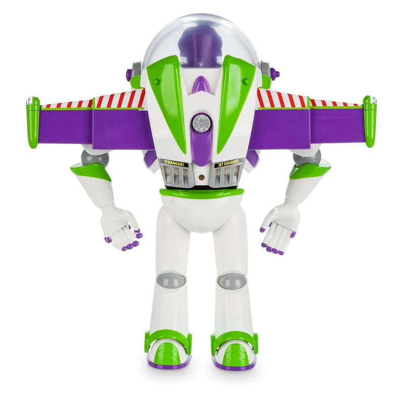 Disney Store Action figure parlante interattiva di Buzz Lightyear di Toy Story, 30 cm/11", con più di 10 frasi in inglese, interagisce con altri personaggi e giocattoli, luci laser, età 3+