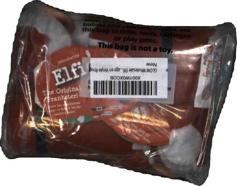 GLOW - Set di 2 elfi natalizi giocosi con corpo morbido, viso in vinile, impugnatura in velcro, elfi che si comportano male per Natale, famiglia, elfi, elfie, elfi, giocattolo per ragazzi e ragazze