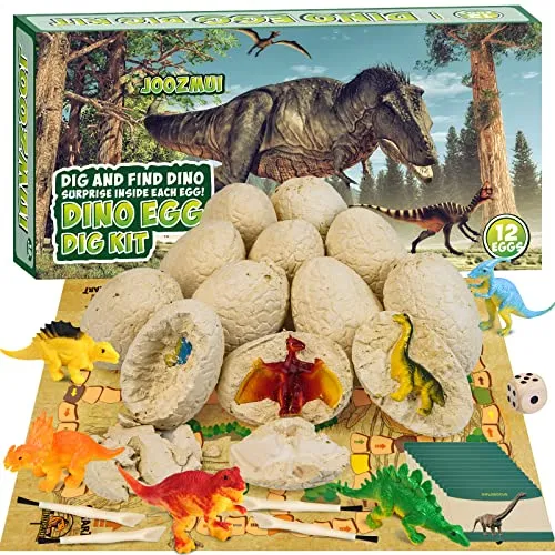 Joozmui Dinosauri per Bambini, Dinosauro Giocattolo Giocattoli Bambino 4-9 anni Gioco Regalo Bambino 4-9 anni Maschio Dinosauri Regalini