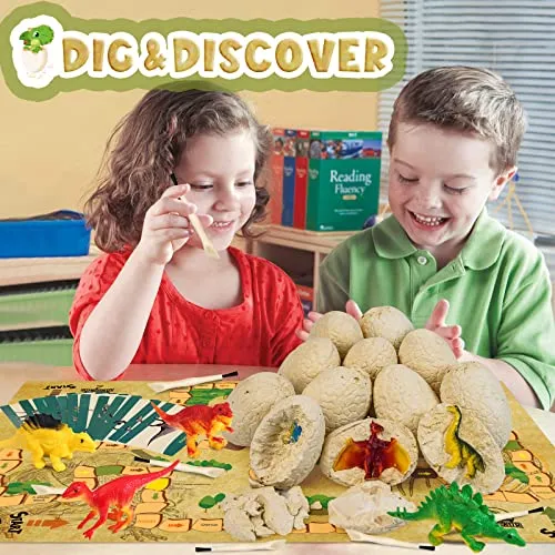 Joozmui Dinosauri per Bambini, Dinosauro Giocattolo Giocattoli Bambino 4-9 anni Gioco Regalo Bambino 4-9 anni Maschio Dinosauri Regalini