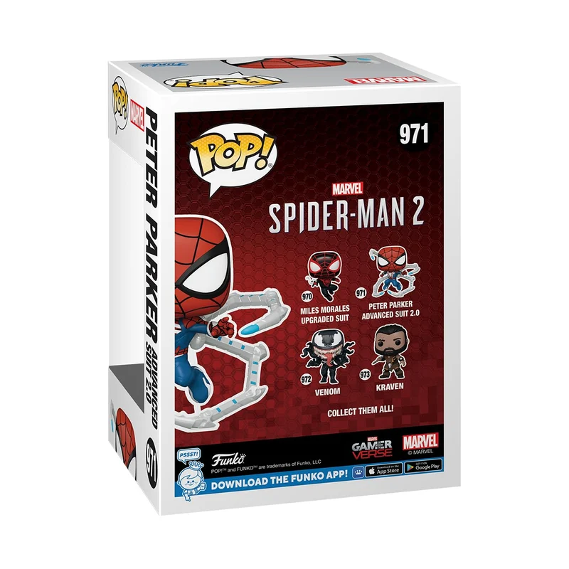 Funko POP! Games: Spider-Man 2- Peter Parker Suit - Spider-man 2 Video Game - Figura in Vinile da Collezione - Idea Regalo - Merchandising Ufficiale - Giocattoli per Bambini e Adulti