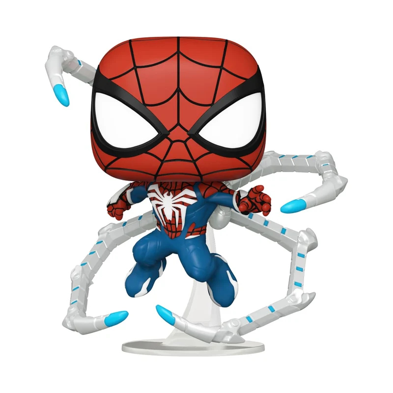 Funko POP! Games: Spider-Man 2- Peter Parker Suit - Spider-man 2 Video Game - Figura in Vinile da Collezione - Idea Regalo - Merchandising Ufficiale - Giocattoli per Bambini e Adulti