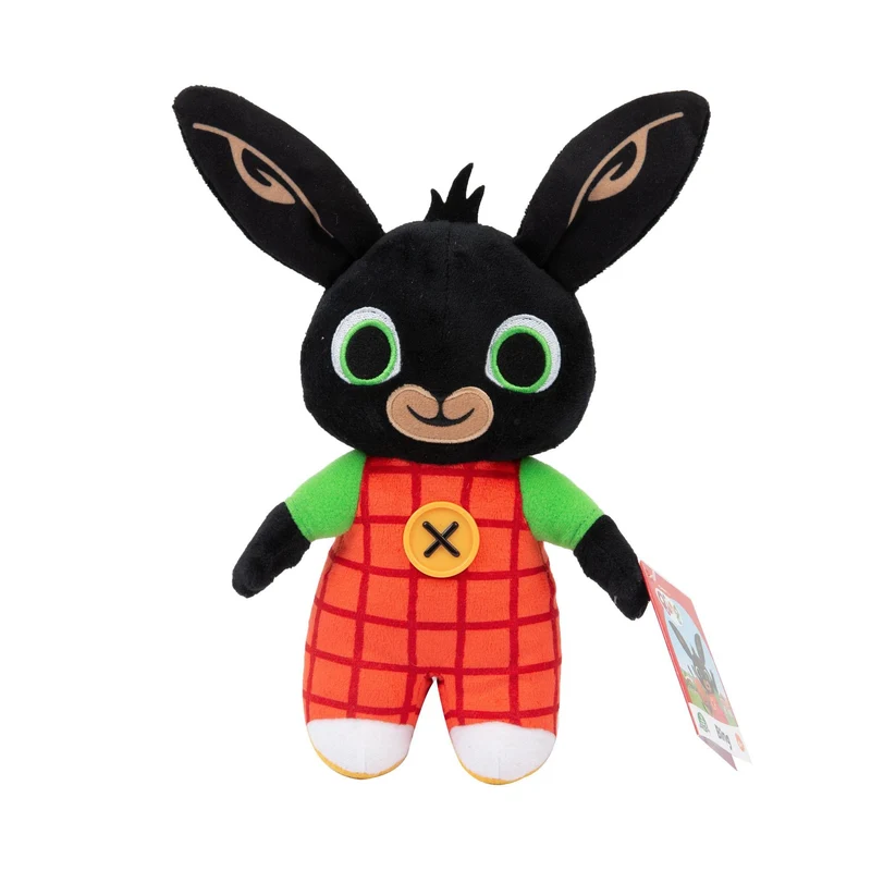 Giochi Preziosi Bing - Peluche 25CM, personaggio Bing, con orecchie scrocchianti e dettagli del viso ricamati, morbido peluche da portare sempre con te, a partire dai 0 mesi, BNG01I03