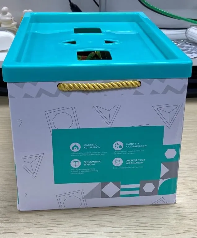 Gavgroom Costruzioni Magnetiche 80 Pezzi Colorati Costruzioni per Bambini 3 Anni Magneti Bambini con 1 Auto Tessere Magnetiche per Bambini da 3 4 5 6 7 8
