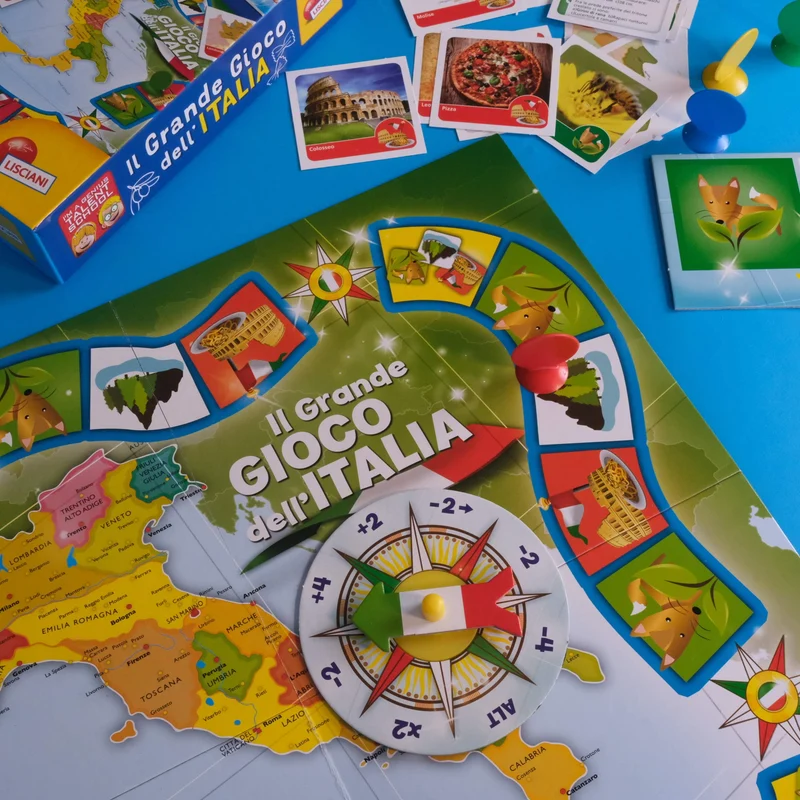 Liscianigiochi 51156 Il Grande Gioco Dell'Italia, Multicolore, ‎6 x 38.8 x 28.5 cm, 700 grammi