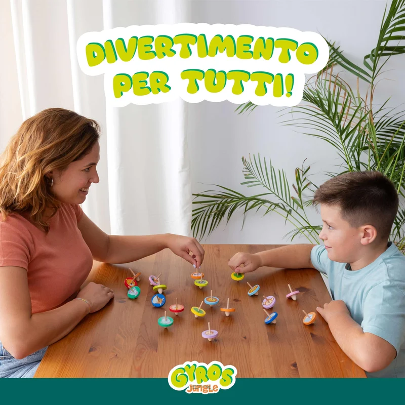 Trottola Bambini Pack 40 Gadget Compleanno Bambini - BONNYCO | Regalini Fine Festa Compleanno, Gadget Compleanno Bambina Bambino, Regalini Compleanno Bambini Invitati Pensierini per Bambini Dopo Festa