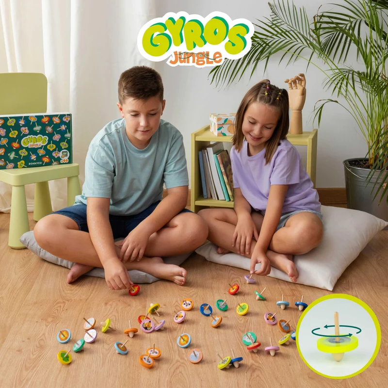 Trottola Bambini Pack 40 Gadget Compleanno Bambini - BONNYCO | Regalini Fine Festa Compleanno, Gadget Compleanno Bambina Bambino, Regalini Compleanno Bambini Invitati Pensierini per Bambini Dopo Festa