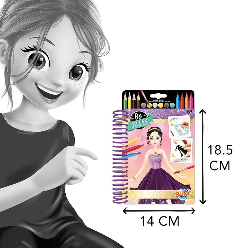 Buki France - Blocco Moda Abiti da Sera, CM102, A partire da 6 anni