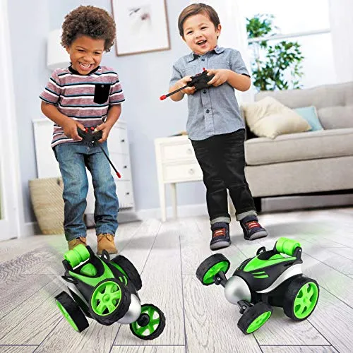 Mini Macchina Telecomandata Acrobatica per Bambini 3 4 5 6 7 8 Anni, Macchinina Radiocomandata Auto RC Stunt Remote Control Car Regalo Compleanno Pasqua Natale Giocattoli Bimbi
