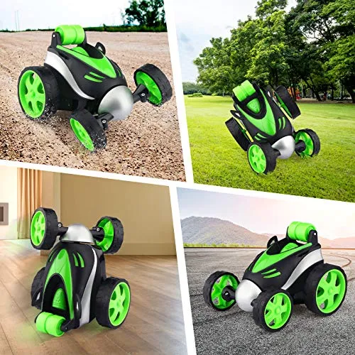 Mini Macchina Telecomandata Acrobatica per Bambini 3 4 5 6 7 8 Anni, Macchinina Radiocomandata Auto RC Stunt Remote Control Car Regalo Compleanno Pasqua Natale Giocattoli Bimbi