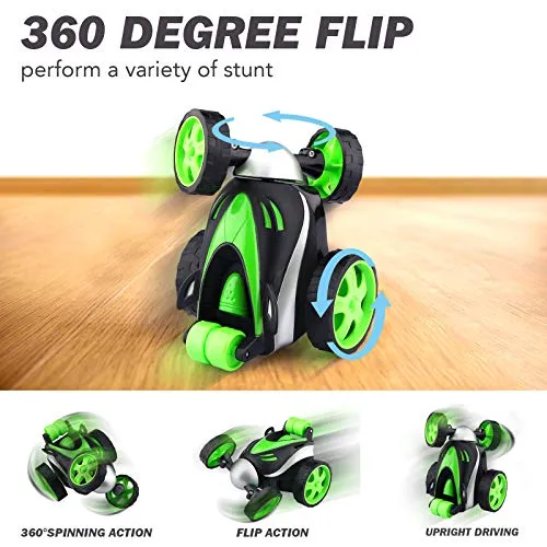 Mini Macchina Telecomandata Acrobatica per Bambini 3 4 5 6 7 8 Anni, Macchinina Radiocomandata Auto RC Stunt Remote Control Car Regalo Compleanno Pasqua Natale Giocattoli Bimbi