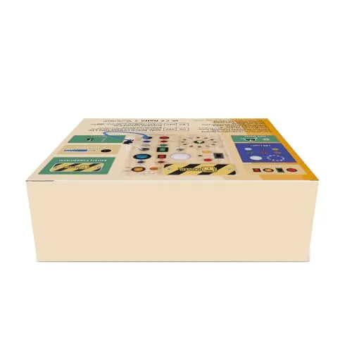 Giochi Montessori 1 anno per Bambini Montessori Busy Board Giochi Legno con 10 Interruttori e 23 luci LED Giochi Sensoriali Giocattolo sensoriale di apprendimento Adatto per 1 2 3 4 anni Bambin