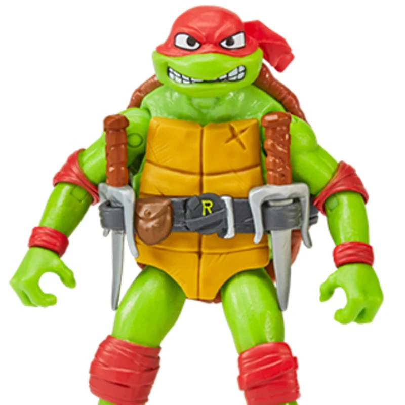 Giochi Preziosi - Raffaello Tartarughe Ninja Caos Mutante, Raffaello in versione Action Figure Base Articolata da 12 cm, Personaggio con Armi da Combattimento, Per Bambini dai 4 anni
