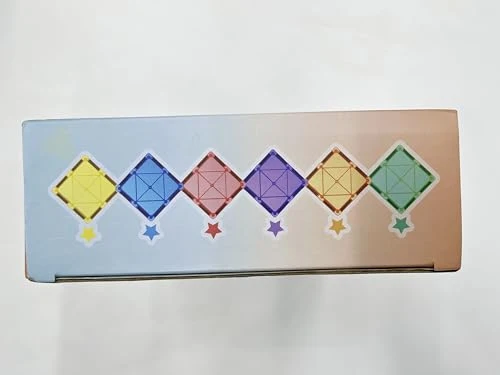 Piastrelle magnetiche Giocattoli per bambini Giocattoli magneti per il bambino Blocchi magnetici Giocattoli da costruzione Giocattoli Montessori per ragazzi e ragazze di 3+ anni