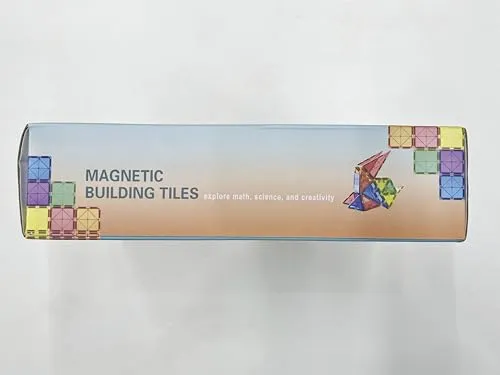 Piastrelle magnetiche Giocattoli per bambini Giocattoli magneti per il bambino Blocchi magnetici Giocattoli da costruzione Giocattoli Montessori per ragazzi e ragazze di 3+ anni