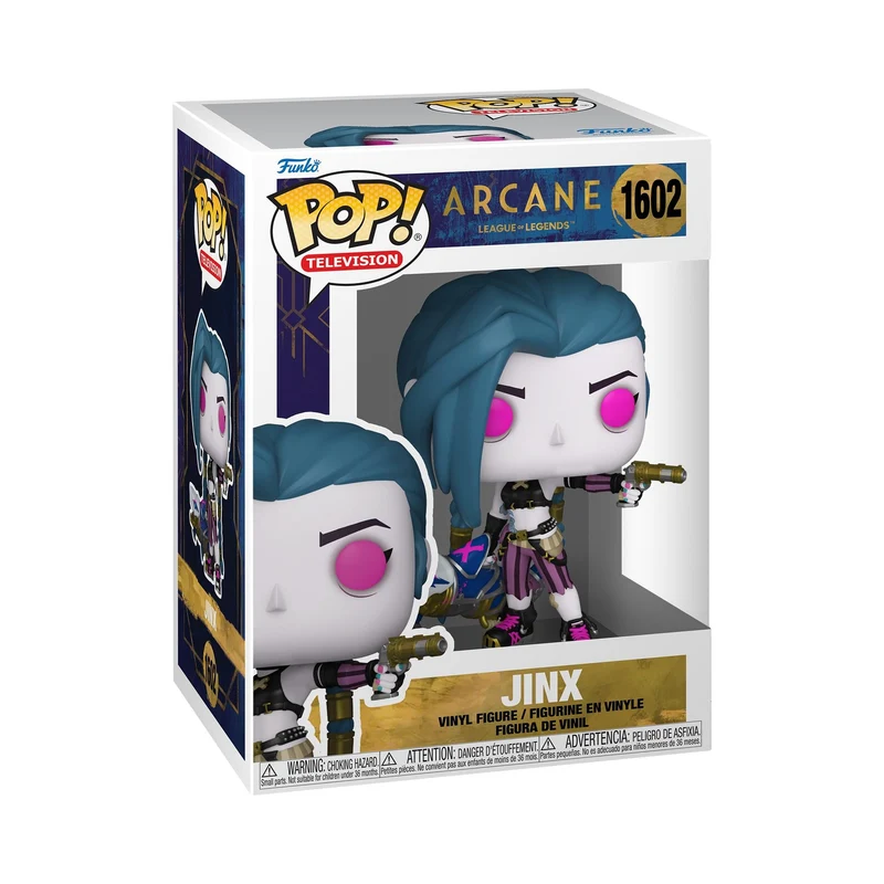 Funko Pop! TV: Arcane LoL - Jinx - Arcane: League Of Legends - Figura in Vinile da Collezione - Idea Regalo - Merchandising Ufficiale - Giocattoli per Bambini e Adulti - TV Fans